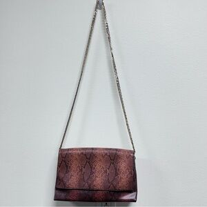 Zara Reptile Snake Print Purse Crossbody Bag